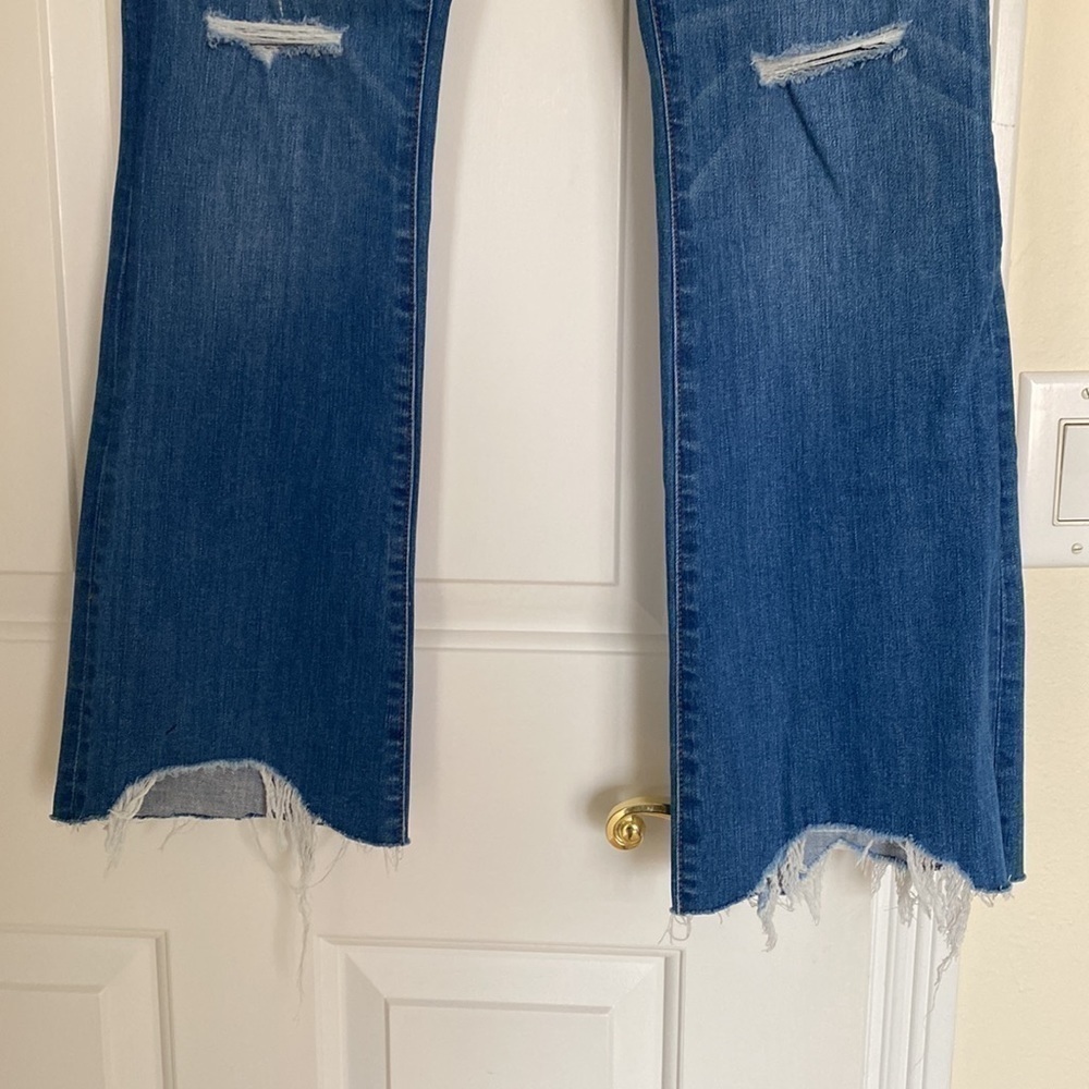 Madewell Cali Demo boot distressed jeans - Picture 4 of 8